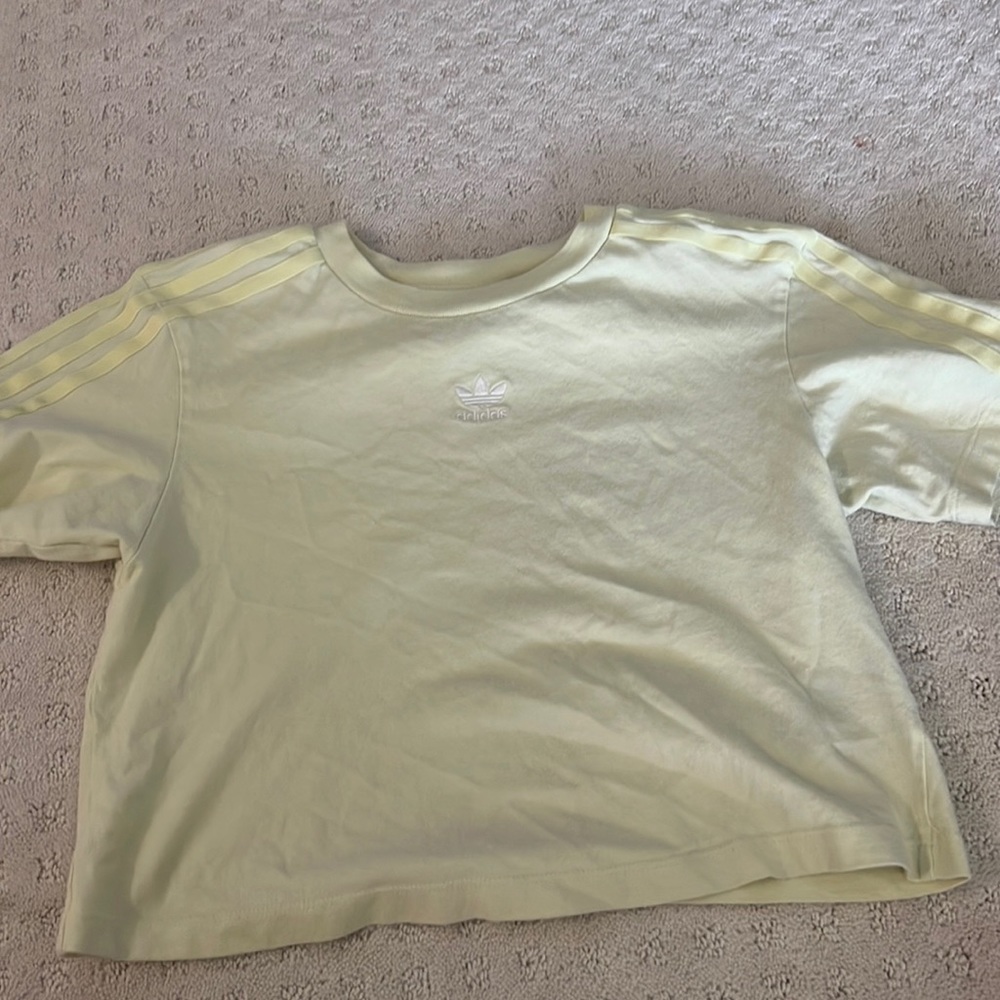 This is a adidas t shirt, size medium.